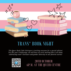 Trans* Book Night @ Queeres Zentrum Göttingen